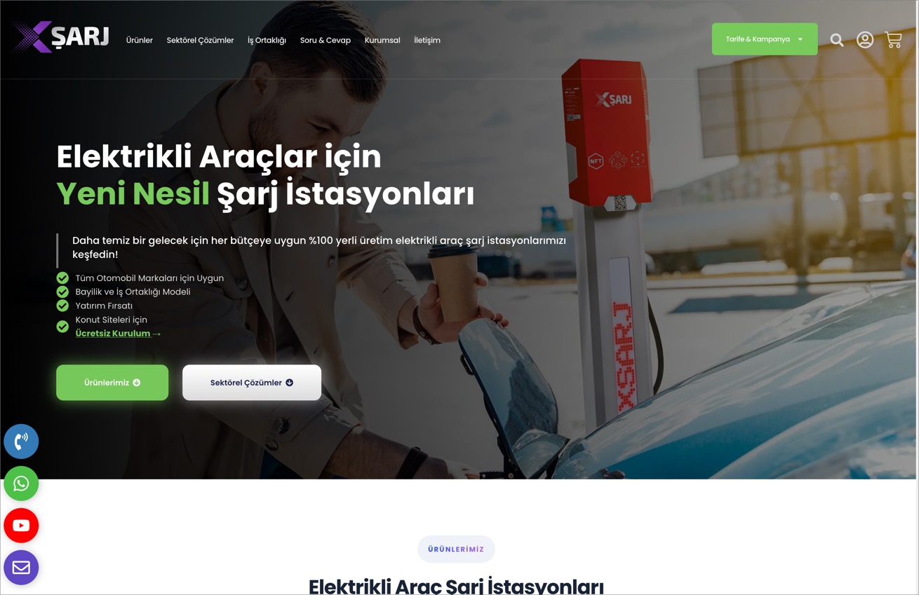 Şarj İstasyonu Gömülü Yazılım Donanım Üretimi IOT